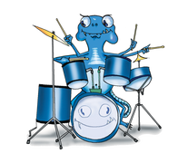 Bluball - the blue monster.
Bluball is not "that" bright,
yet he thinks - he can get everything right.
But he just doesn't understand 
why nothing around him - goes as planned.
