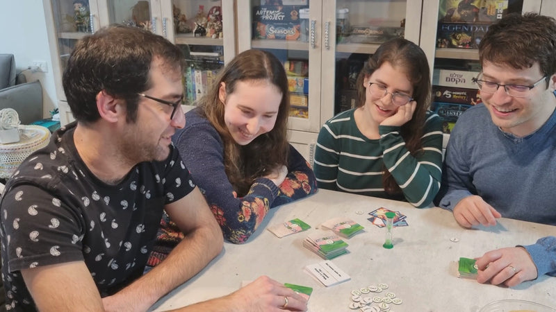 TaleOrMem is a hilarious game of storytelling and memory challenges. You win by telling unforgettable imaginary stories and remembering specific details from other players' stories. 
Create engaging stories in 60 seconds! Players use random word cards to build memorable tales. All other players try to recall the words from the cards to win points. 
Perfect for family nights, parties, or team-building fun, TaleOrMem brings laughter, surprises, and unforgettable moments. Party game for family game night.